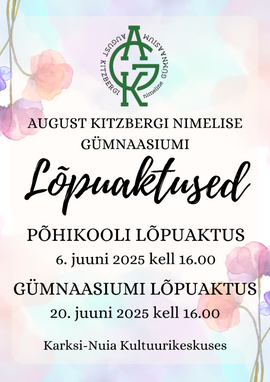 AKG põhikooli lõpuaktus